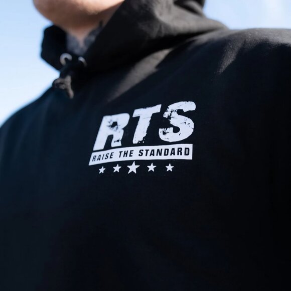 RTS Behind Every Strong Person Hoodie Chocolate Brown Unique Pockets Size L - Picture 4 of 12